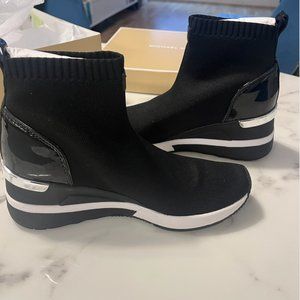 Michael Kors Skyler Stretch-Knit Sock Sneaker